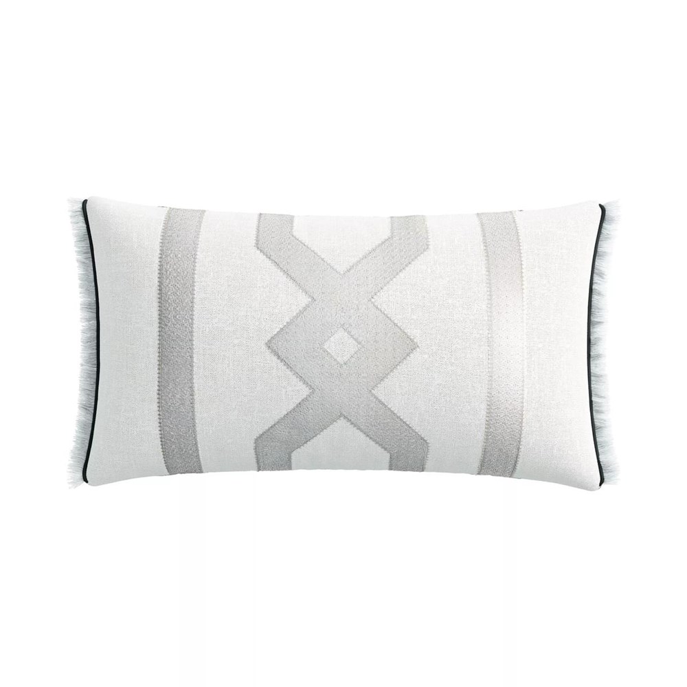 Sefa Cushion by Bedeck of Belfast in White Silver